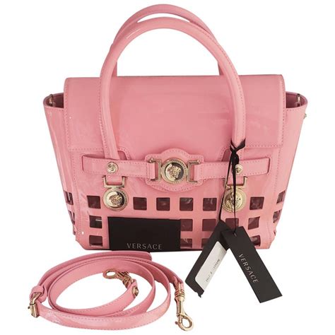 scarpe versace arancioni|versace pink shopping bag.